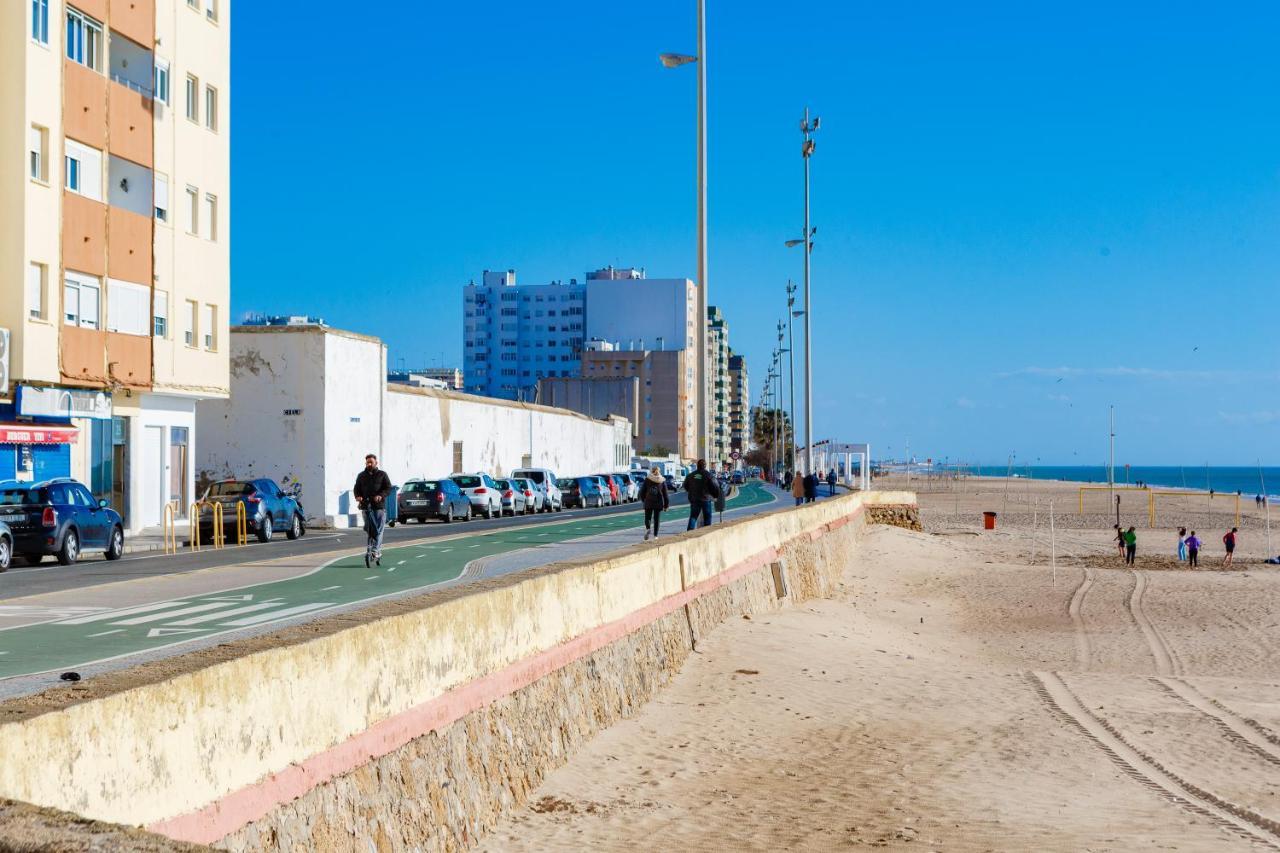 Poseidon Beach Apartment & Parking By Cadiz4Rentals Exteriör bild