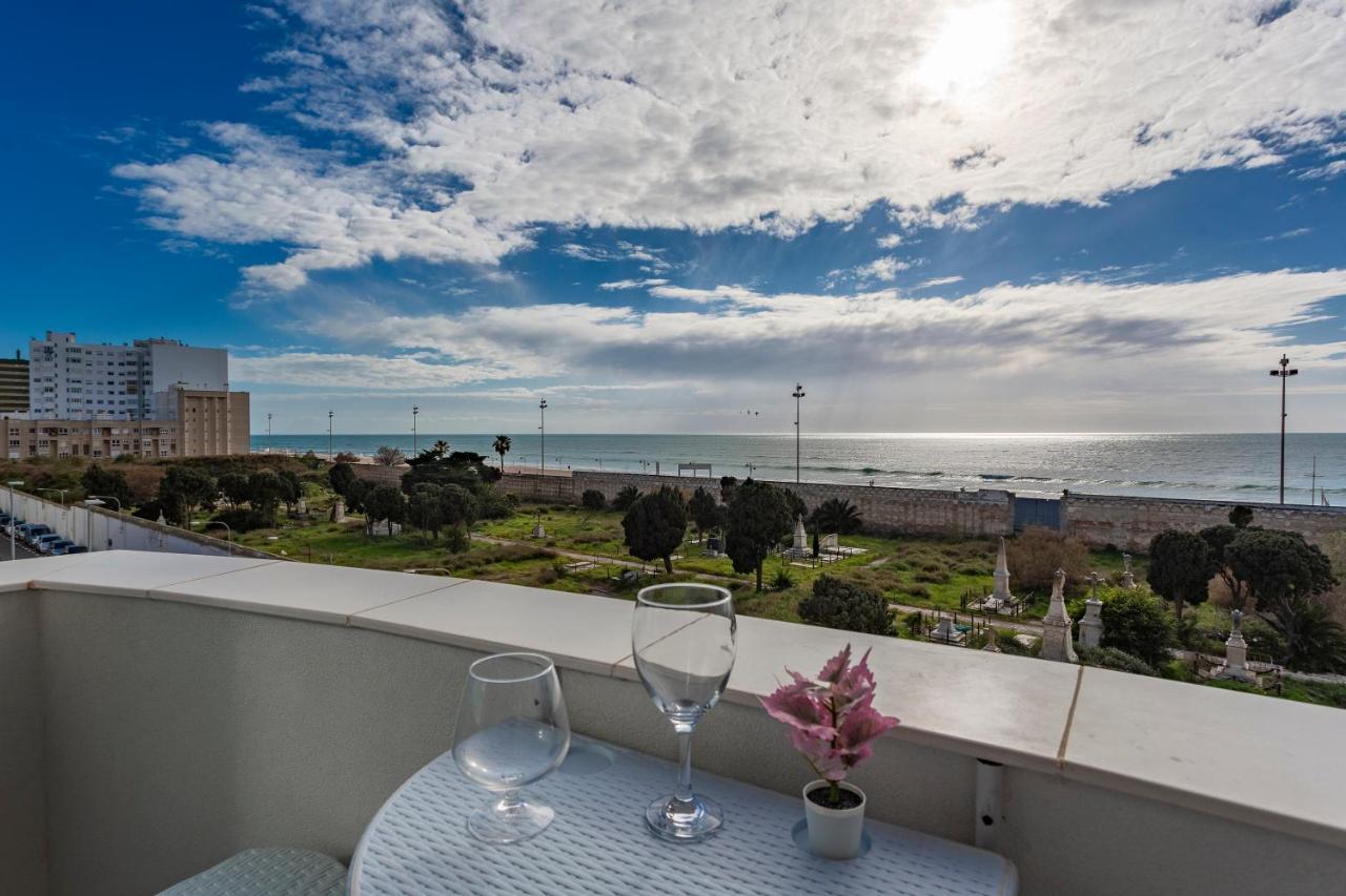 Poseidon Beach Apartment & Parking By Cadiz4Rentals Exteriör bild